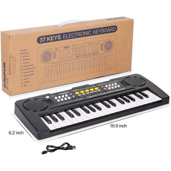 Kids Keyboard Piano,37 Key Portable ElectronicPiano for Kids,Digital Music Piano - Picture 4 of 6